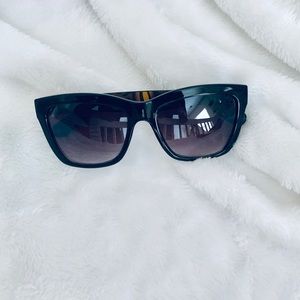 Betsey Johnson Cat Eye Wayfarer Sunglasses